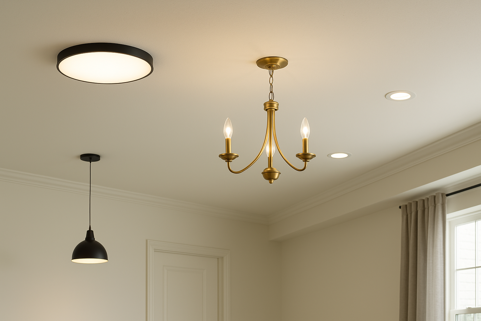 Top Interior Types of Ceiling Lights for Every Room