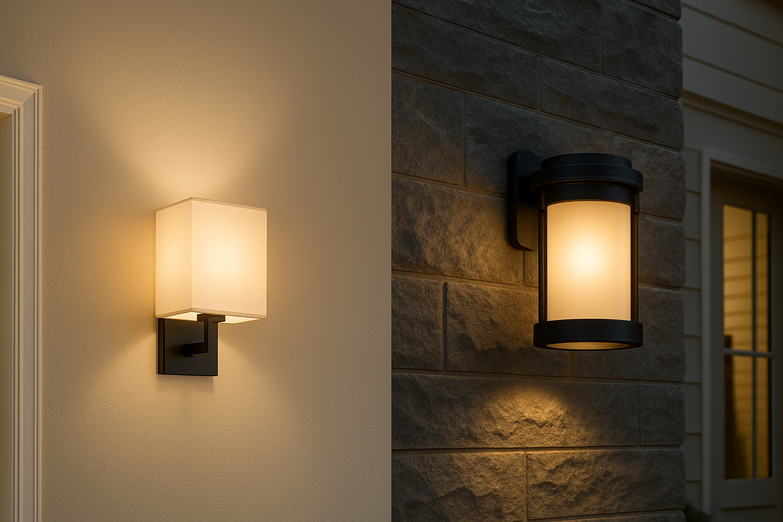 Indoor vs Outdoor Wall Lights: Choosing the Right Fixture