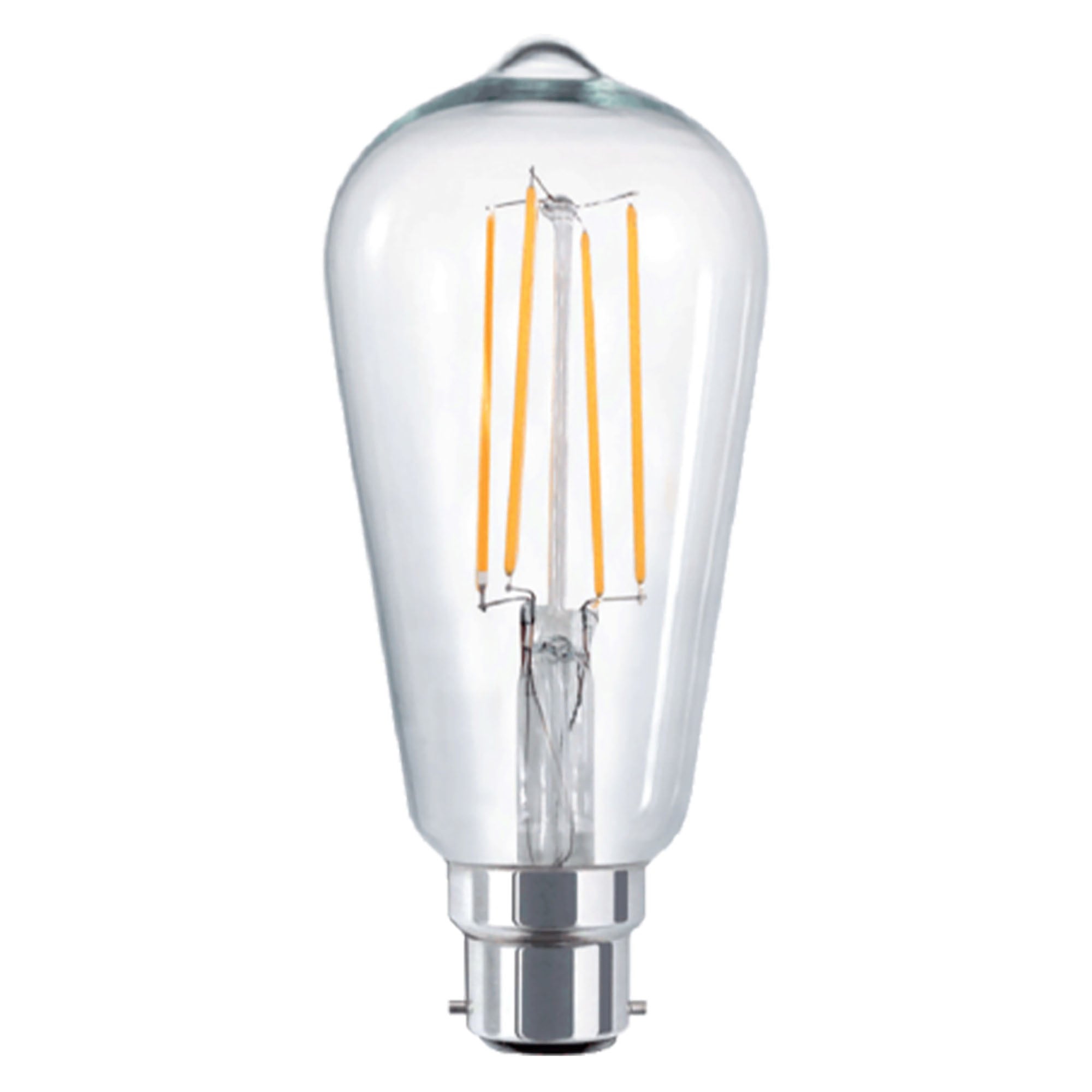 Pear ST64 4w LED Filament - Dim - B22 -4500K