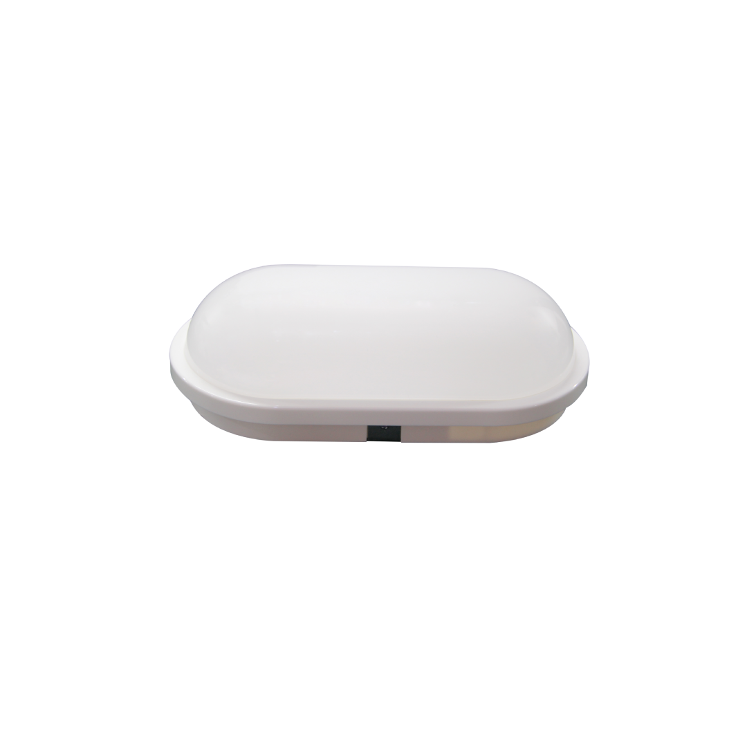 BULK: Oval LED Exterior Bulkhead Lights with Optional Cage IP65