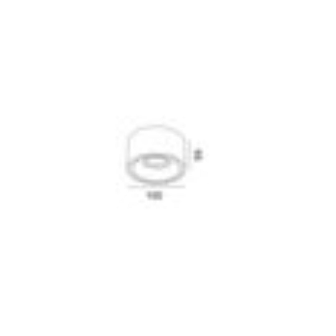 10W Black Round Surface Mount LED Downlight Tri-Color