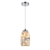 GLAZE: Stone Mosaic Hand Blown Glass Pendant Lights