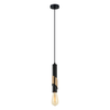 GOLDA: Interior Tube with Brass Highlight Pendant Lights
