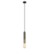 GOLDA: Interior Tube with Brass Highlight Pendant Lights