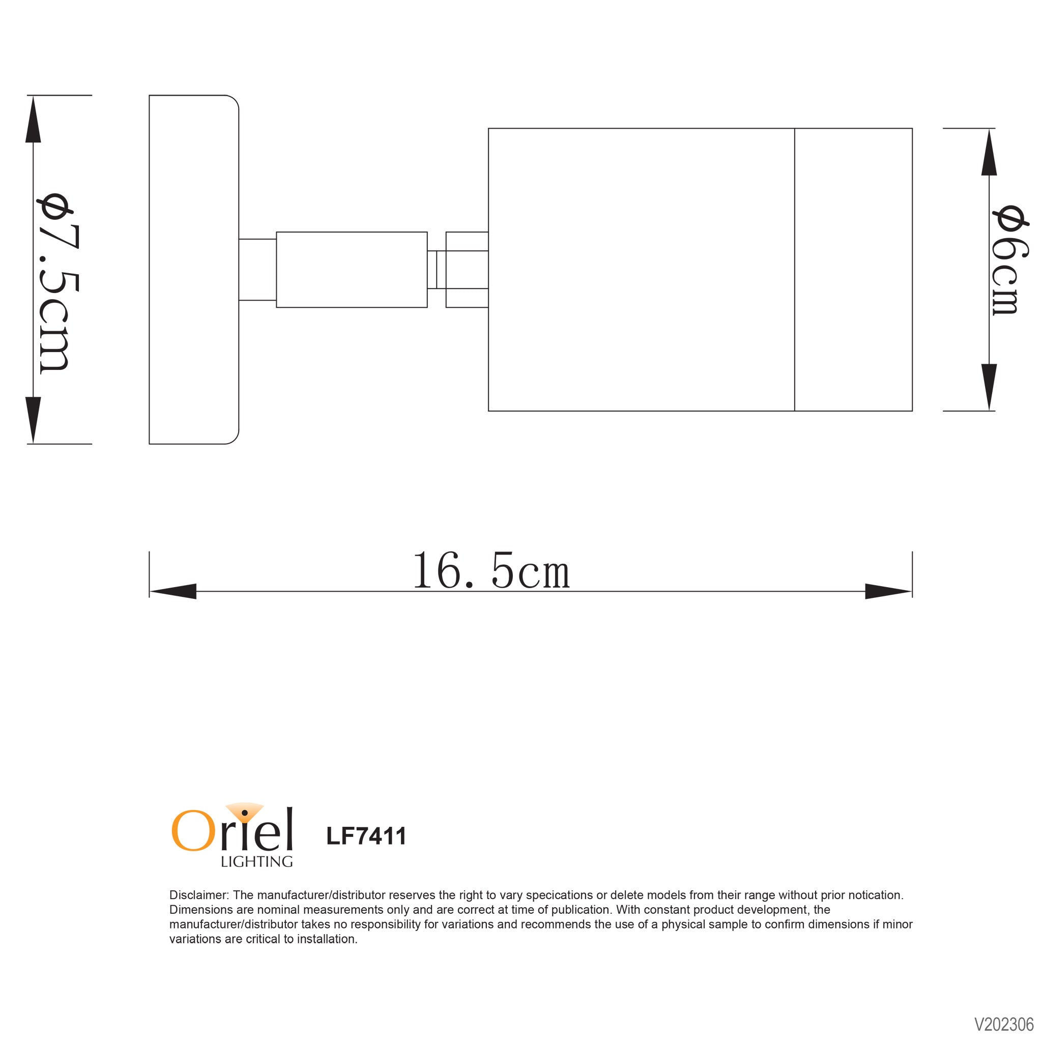 VARDE LED ADJUSTABLE Stainless Steel