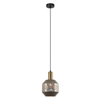 MARACA: Interior Glass Jar With Quadrilateral Segment Pendant Lights