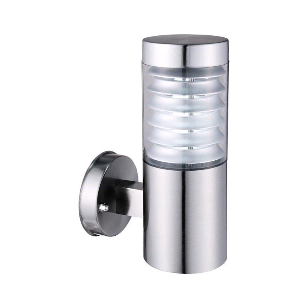 ELANORA: Exterior E27 Stainless Steel Surface Mounted Wall Lights IP44