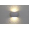 REMO: Surface Mounted LED Exterior Curved Up/Down Wall Lights IP54