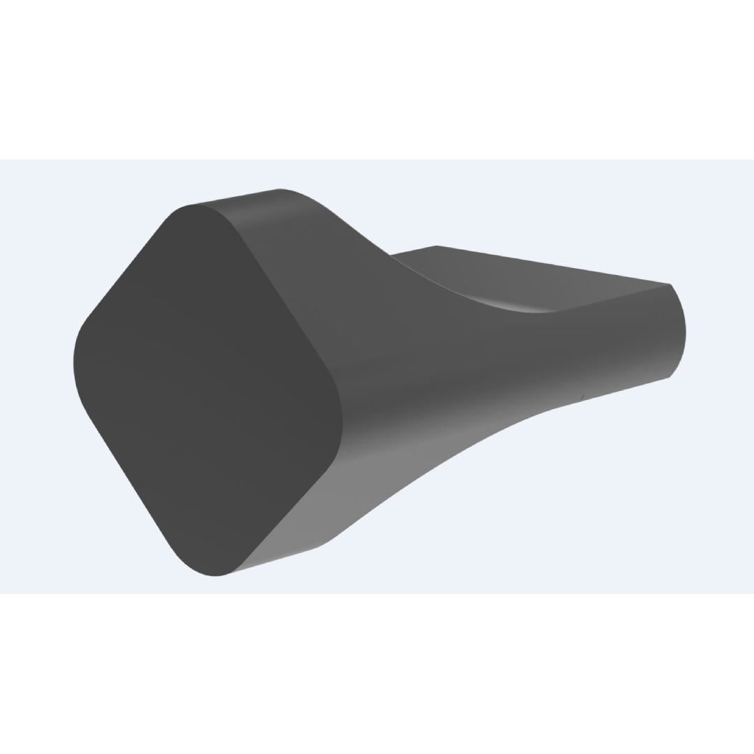 SHU: Exterior LED Dark Grey 2-Way Surface Mounted Wall Light IP65