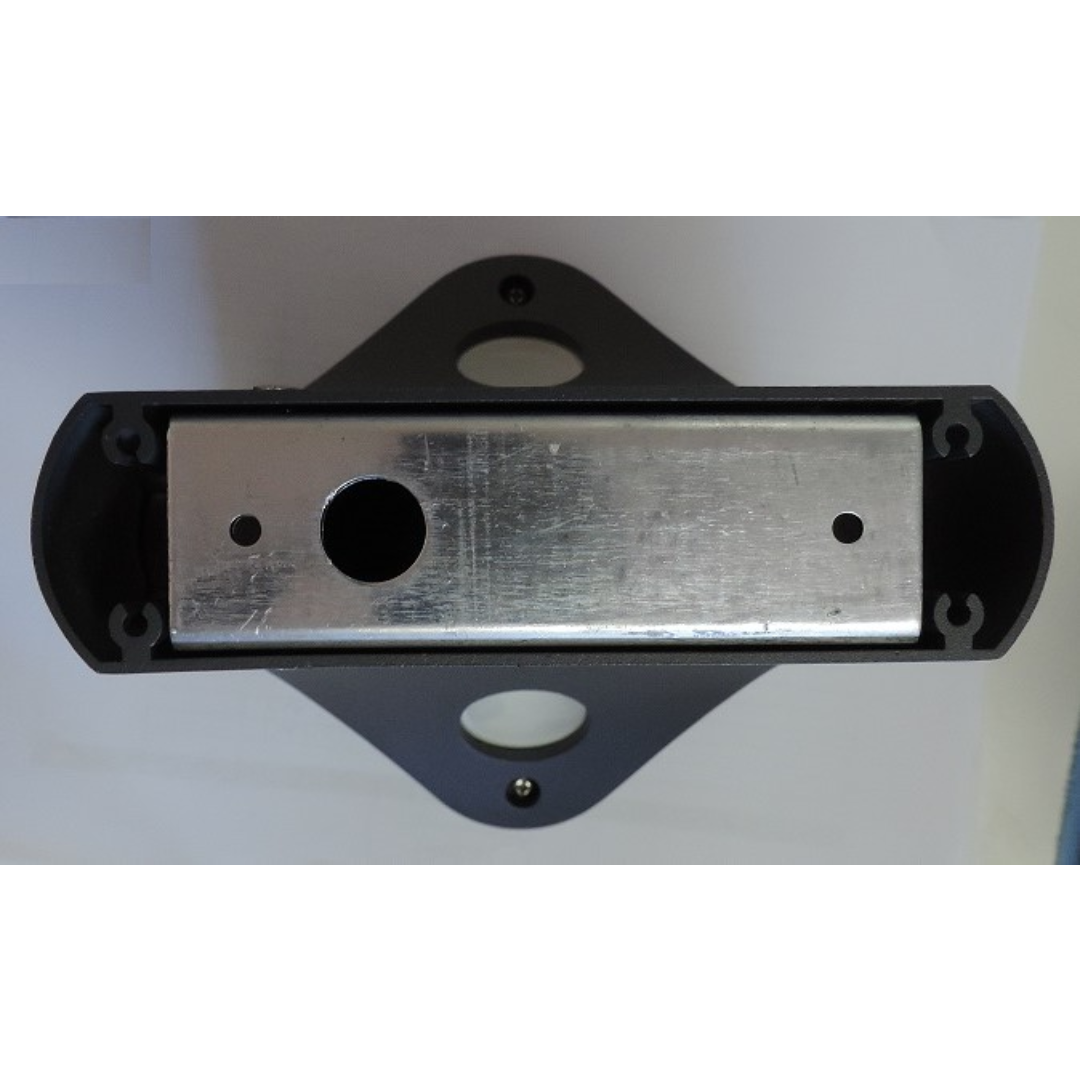 SHU: Exterior LED Dark Grey 2-Way Surface Mounted Wall Light IP65