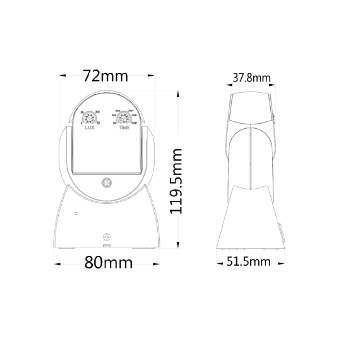 SENS001-002: Infrared Surface Mounted Motion Sensors IP65