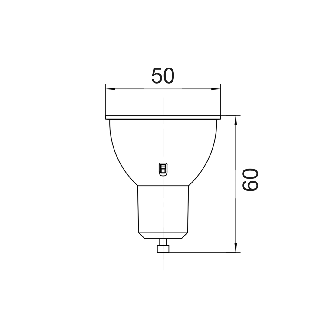 GU10TRI: LED GU10 Tri-CCT Globe (6W)