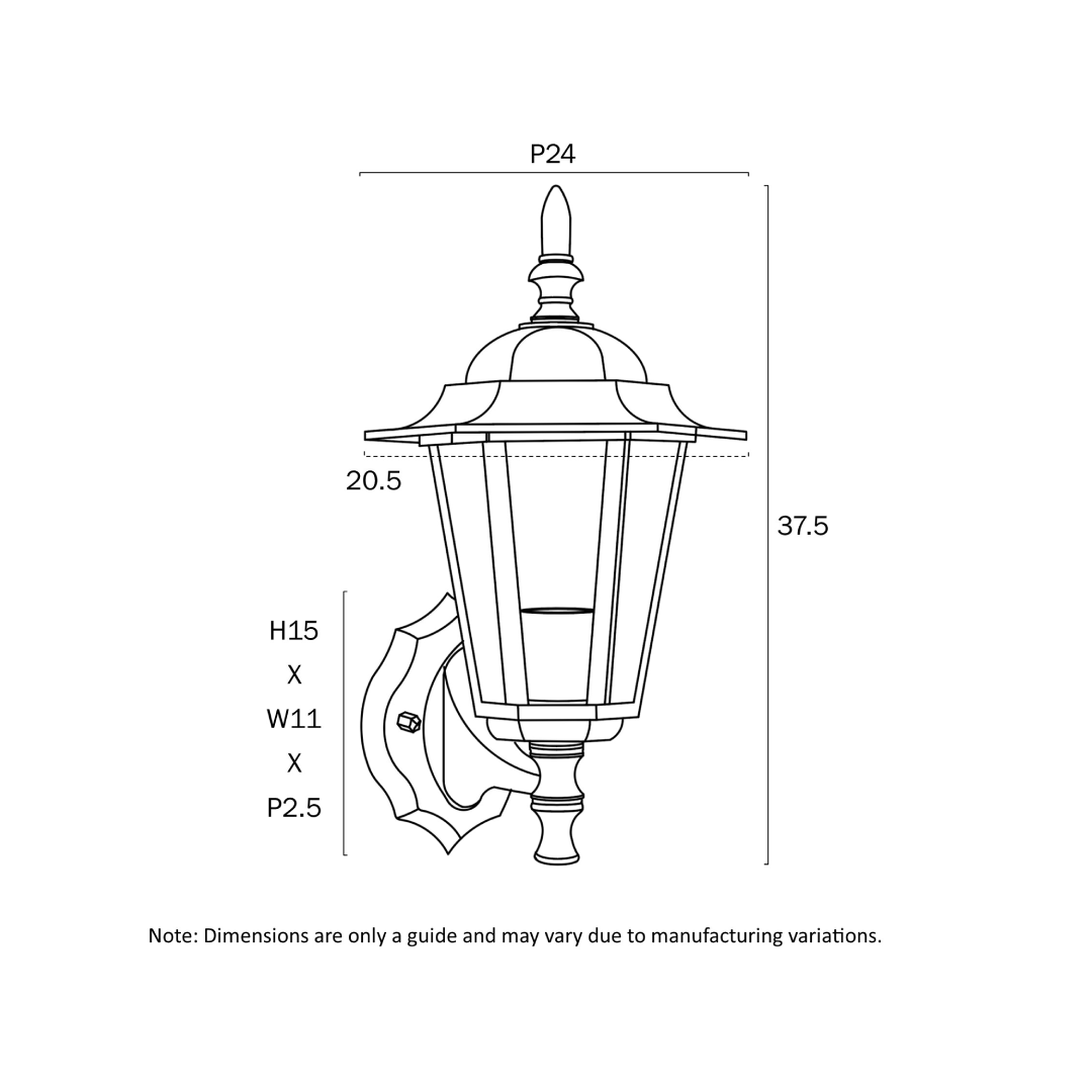 UPTON EXTERIOR WALL LIGHT