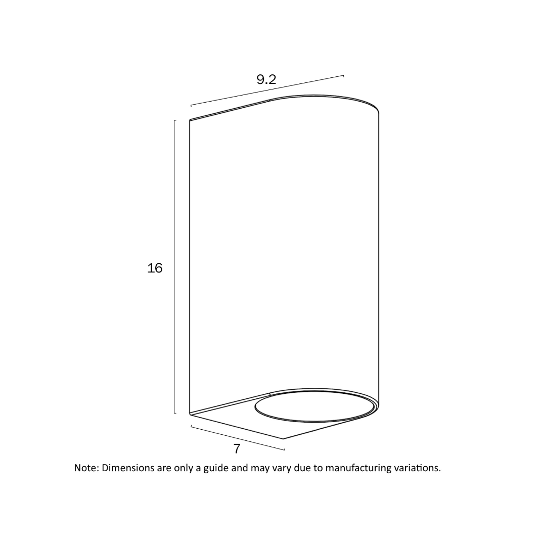 EOS II EXTERIOR 2 WALL LIGHT