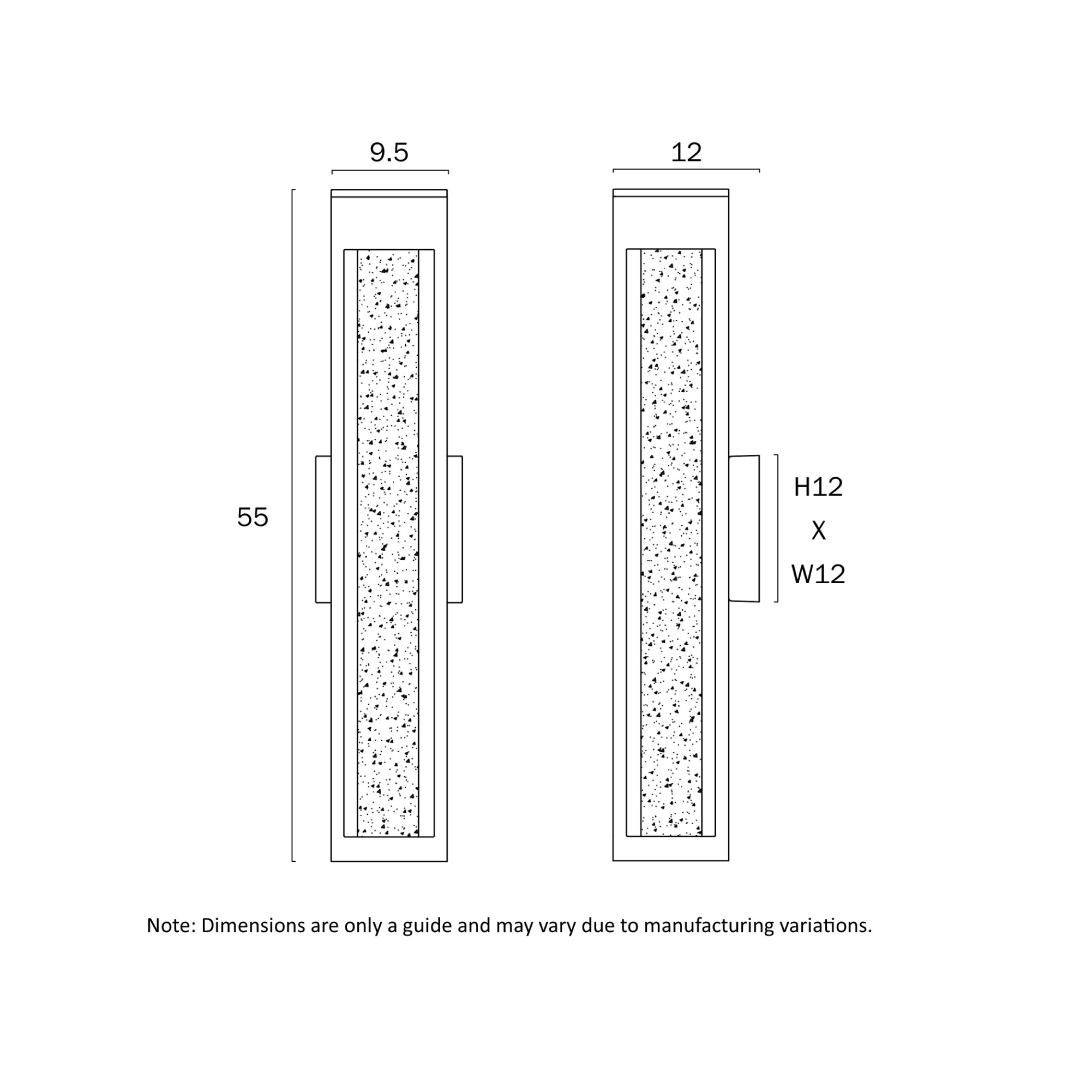 HOLLIS 55 EXTERIOR WALL LIGHT