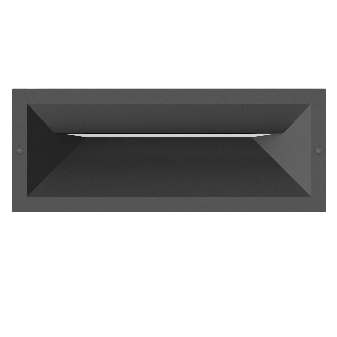 BRICKTRI: LED Tri-CCT Exterior Recessed Rectangular Wall / Brick Lights IP65