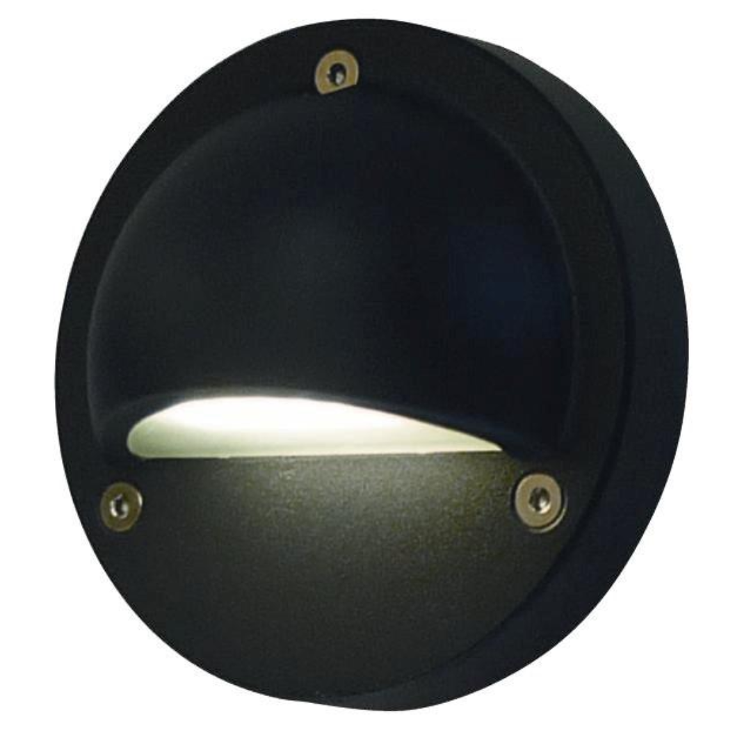 STE: LED Exterior Surface Mounted Eyelid Step / Wall Lights IP44