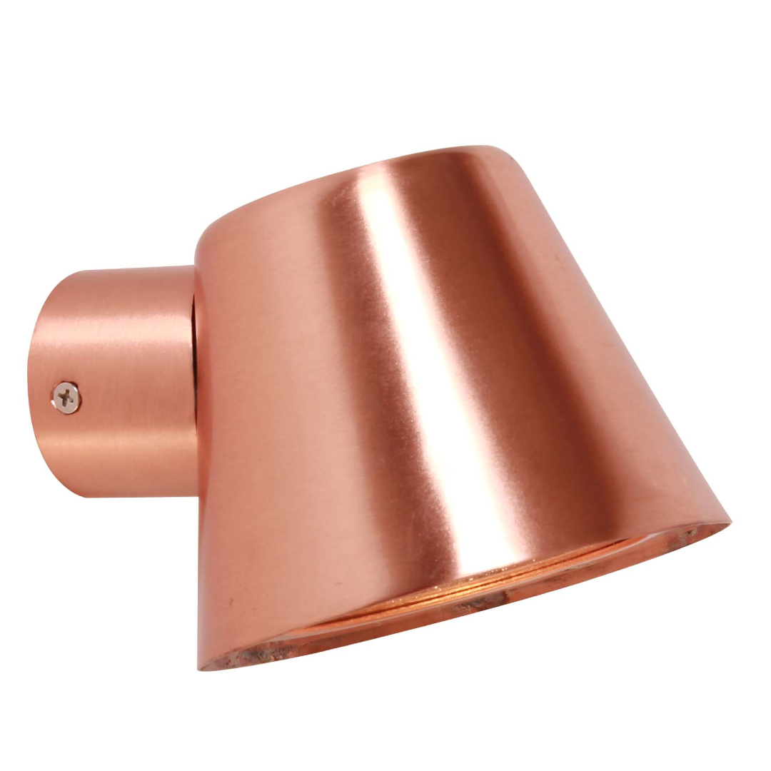 SKOPA: Exterior Glass Diffuser Flat Top Cone Surface Mounted Wall Lights IP44