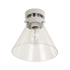 D.I.Y. Batten Fix Ceiling Lights - Small Cone Shape Fixtures