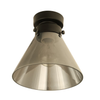 D.I.Y. Batten Fix Ceiling Lights - Small Cone Shape Fixtures