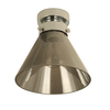 D.I.Y. Batten Fix Ceiling Lights - Small Cone Shape Fixtures
