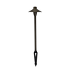 COOLIE: Exterior Coolie Rustic Brass / Matte Black Spike Lights IP54
