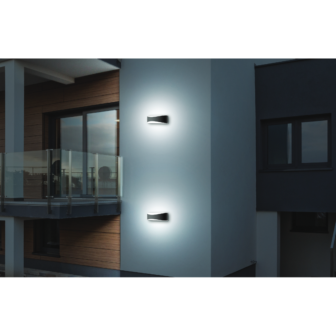 APIS: LED Exterior Surface Mounted Up/Down Wall Lights IP65
