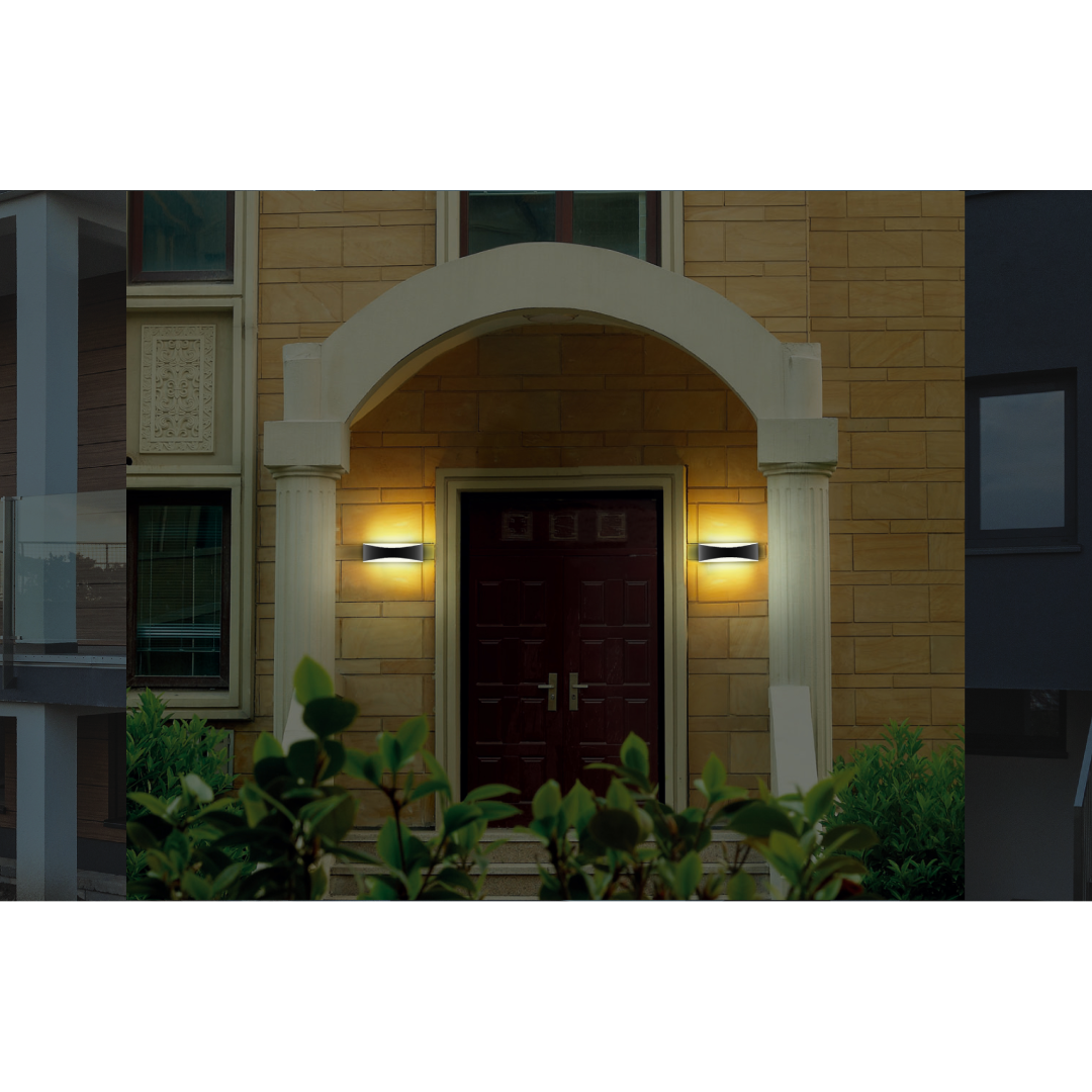 APIS: LED Exterior Surface Mounted Up/Down Wall Lights IP65