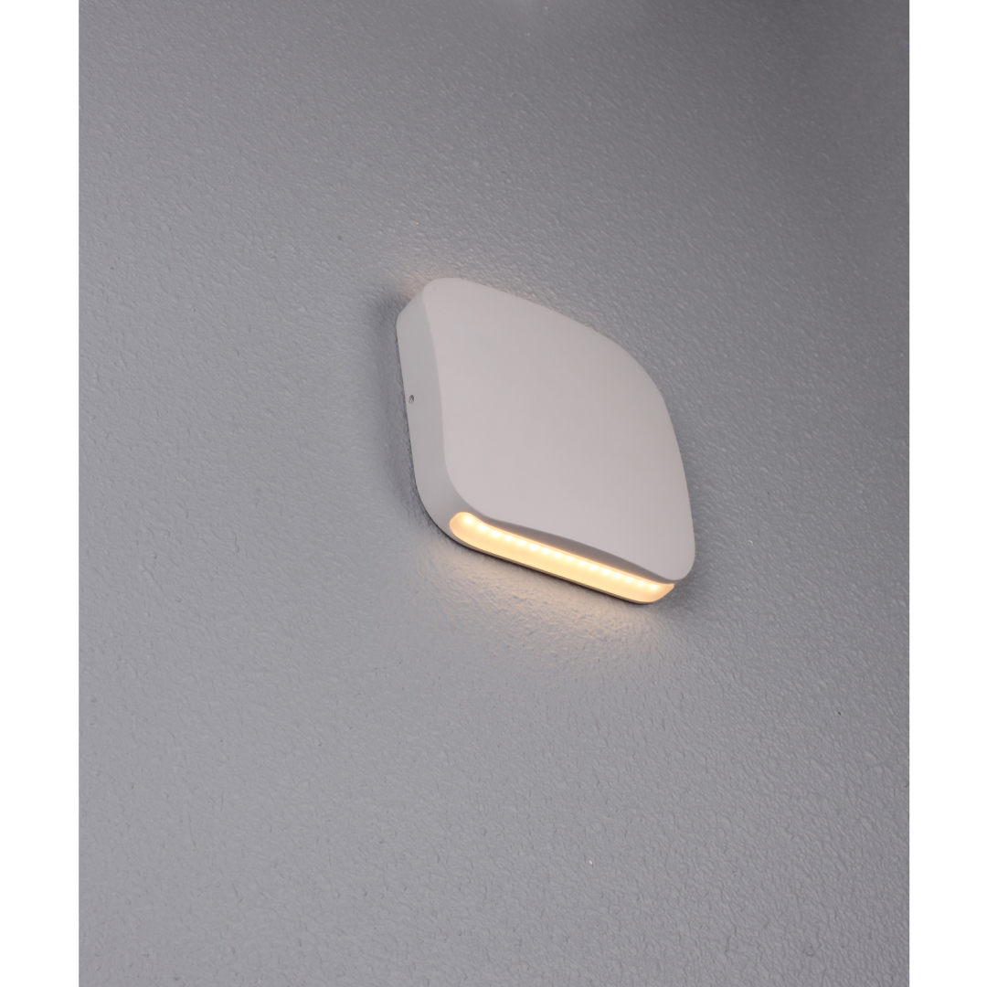 VOX: Surface Mounted LED Exterior Square Up/Down Wall Lights IP54