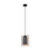 SWING: Oblong Wood Frame Pendant Lights