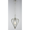 SENORITA: Rustic Small Tuscan Coffee Cherry / Winter Moss Wood Pendant Light