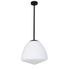 CIOTOLA: Interior Tipped Large Dome Frosted Glass Pendant Lights