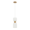 CLESSIDRA: Interior Mirror Finish Smokey Black / Opal Glass Ellipse Pendant Lights