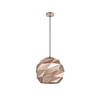 ORIGAMI: Interior Large Dome Carved Iron Origami Style Pendant Lights