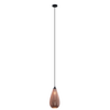 RICTUS: Bohemian Glass with Quadrilateral Segments Tear Drop Shape Pendant Lights