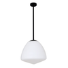 CIOTOLA: Interior Tipped Medium Dome Frosted Glass Pendant Lights