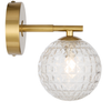 FELTON 1 LIGHT WALL LIGHT ANTIQUE GOLD