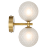 FELTON 2 LIGHT WALL LIGHT ANTIQUE GOLD