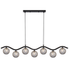 ORTON 7 LIGHT PENDANT BLACK