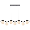 ORTON 7 LIGHT PENDANT BLACK