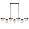 ORTON 7 LIGHT PENDANT BLACK