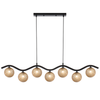 ORTON 7 LIGHT PENDANT BLACK