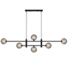 TYSON 6 LIGHT PENDANT BLACK