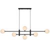 TYSON 6 LIGHT PENDANT BLACK