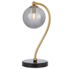 FELTON TABLE LAMP BLACK MARBLE