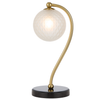 FELTON TABLE LAMP BLACK MARBLE