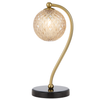 FELTON TABLE LAMP BLACK MARBLE