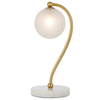FELTON TABLE LAMP WHITE MARBLE