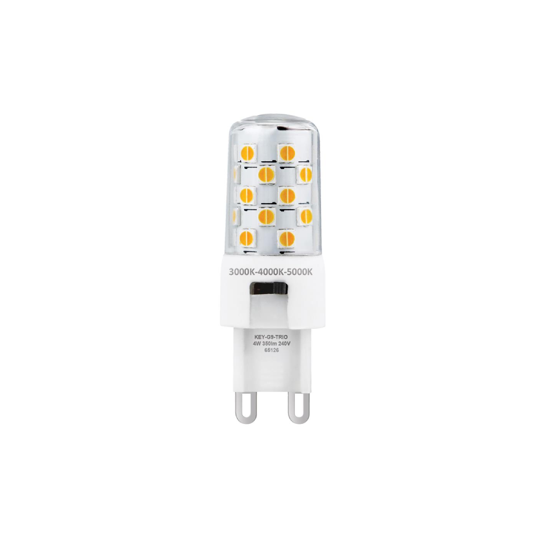 KEY G9 4W 240V TRICOLOUR DIMMABLE CRI90