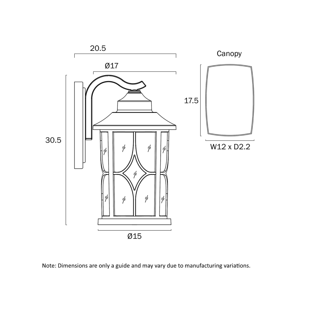 LENORE 170 EXTERIOR WALL LIGHT